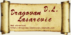 Dragovan Lašarević vizit kartica
